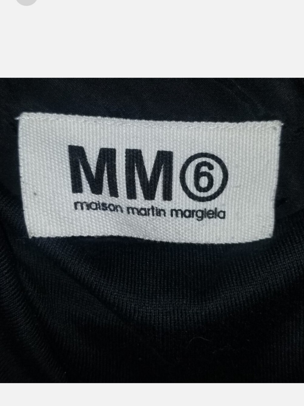 Maison Martin Margiela Black Cowl Neck Blouse